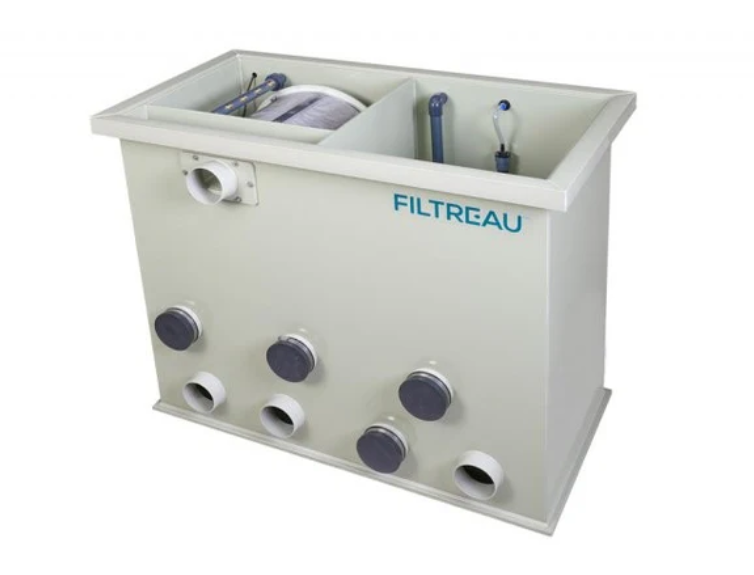 FILTREAU COMBI XL50 DRUM FILTER GRAVITY FED WITH BUILT IN RINSE PUMP