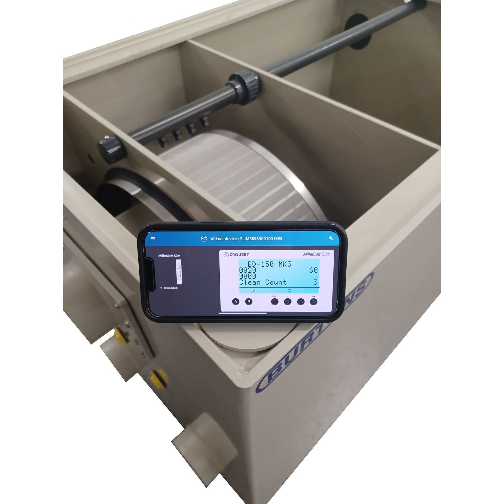 Burtons BD-150 Combi Pond Drum Filter now with Bluetooth and increased Bio chamber