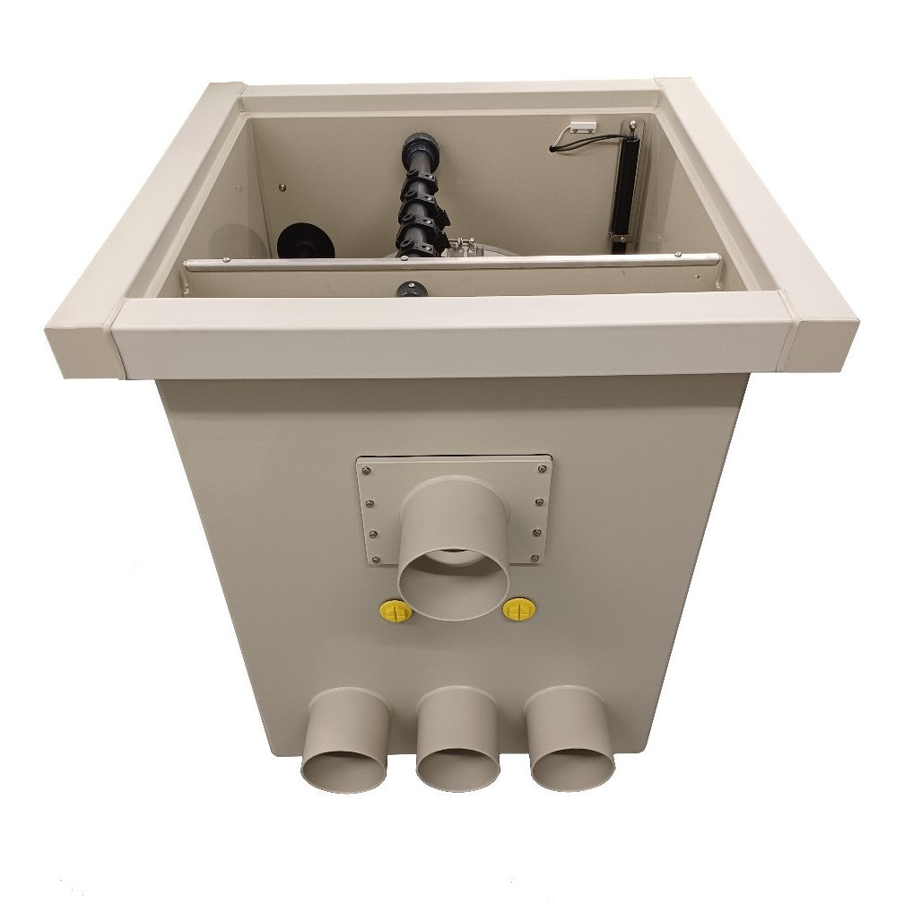 Burtons BD-300 Pond Drum Filter Including socket panel.