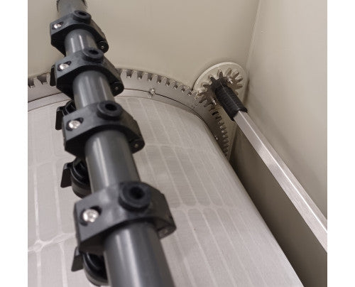 Burtons TF-1000 Pond Drum Through-Flow Filter-Including Socket Panel