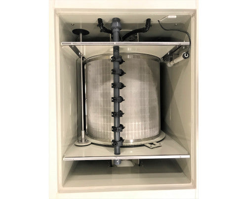 Burtons TF-500 Pond Drum Through-Flow Filter - Including Socket Panel