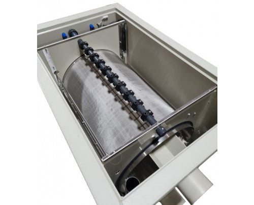 Burtons TF-700 Pond Drum Through-Flow Filter - Including socket panel