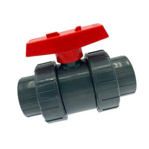 4" BALL VALVE (DOUBLE UNION) RED
