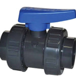 3" BALL VALVE (DOUBLE UNION) BLUE HANDLE