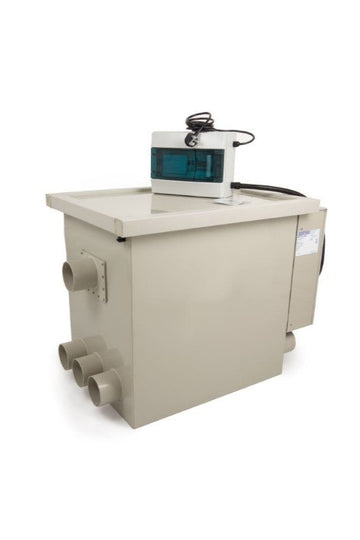 Burtons BD-300 Pond Drum Filter Including socket panel.